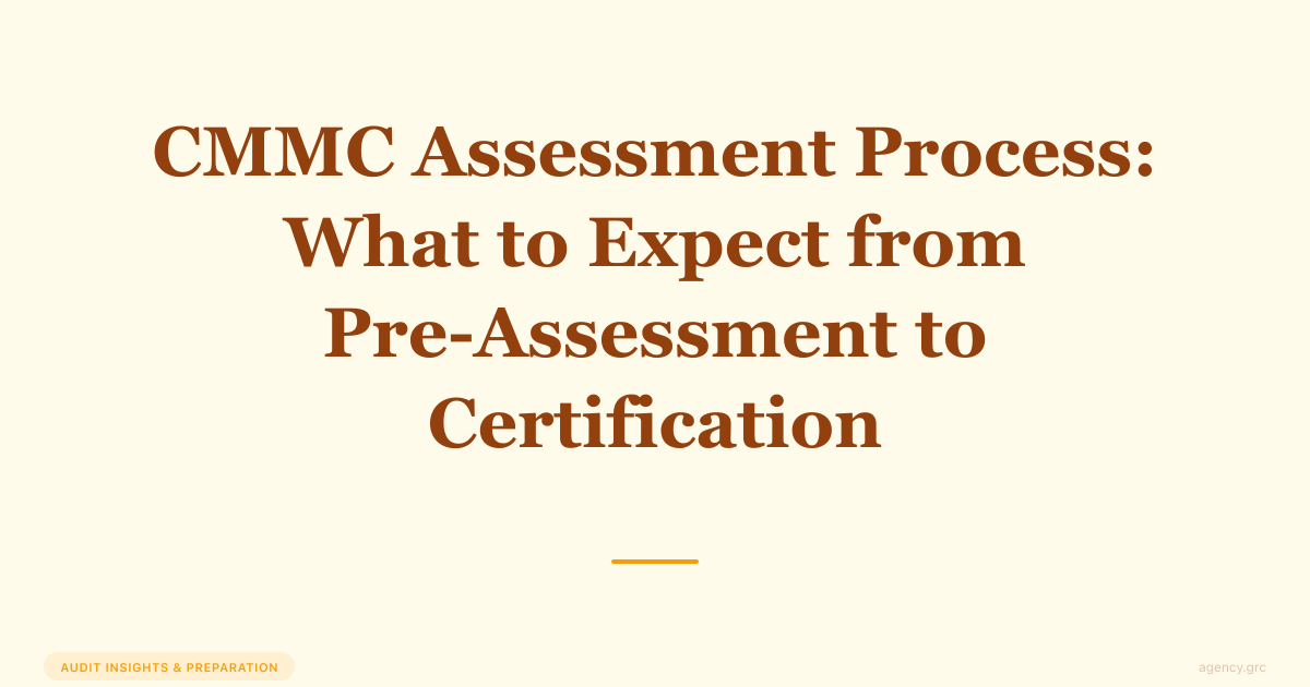 Cmmc Cap Process CMMC Assessment Process (CAP): Phases, Preparation, and What to Expect ...